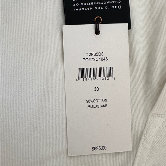 NWT Ralph Lauren 380 white jeans size 30 - Picture 7 of 13